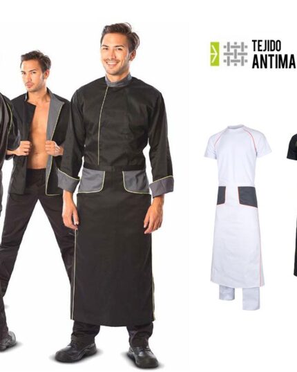 M240 delantal oriental antimanchas elegante moderno cocinero japones asiatico wok