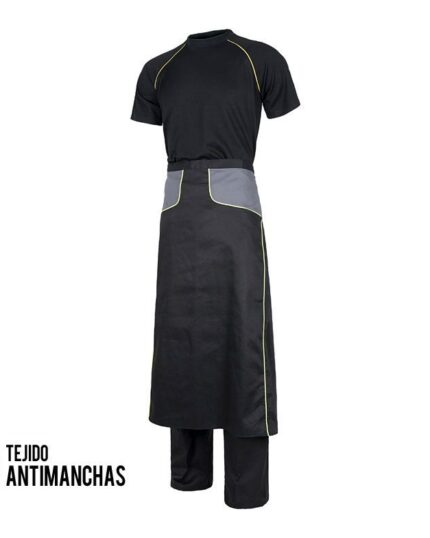 M240 delantal oriental antimanchas elegante moderno cocinero japones asiatico wok