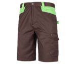 pantalon corto laboral marron verde bermuda