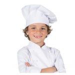 Gorro cocinero infantil blanco