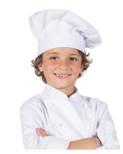Gorro cocinero infantil blanco