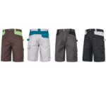 pantalon corto laboral gris azul bermuda