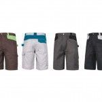 pantalon corto laboral gris azul bermuda