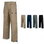 pantalón de trabajo mulibolsillos desmontable largo corto
