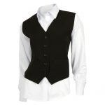 Chaleco de hostelería para mujer para uniformes de trabajo elegantes