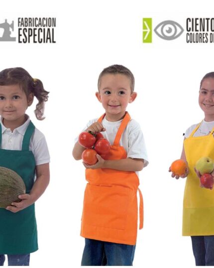 Delantal infantil para niños y niñas