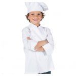 Chaqueta cocinero infantil blanca