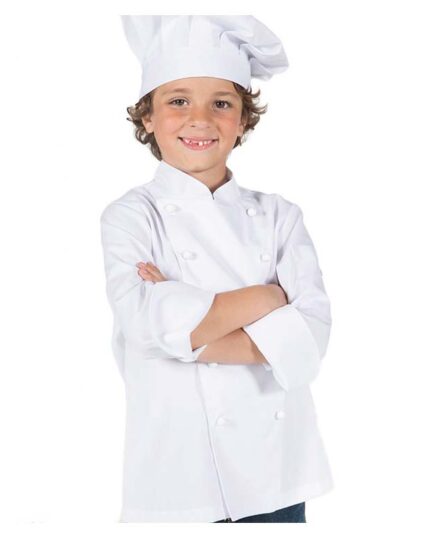 Chaqueta cocinero infantil blanca