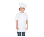 delantal con peto infantil blanco