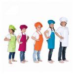 delantal con peto infantil colores