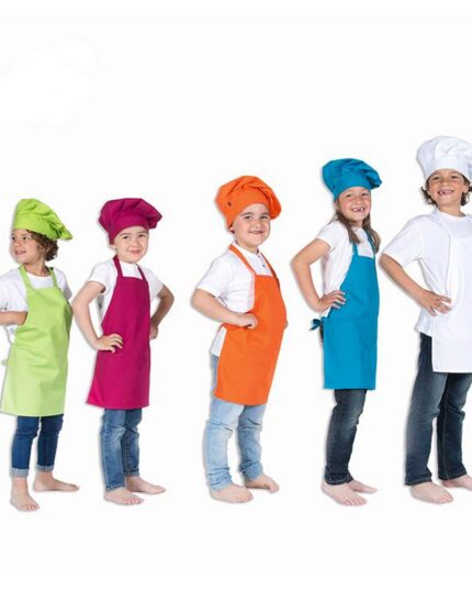 delantal con peto infantil colores