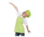 delantal con peto infantil verde pistacho