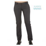 pantalón elástico de trabajo gris camarera
