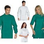 Casaca dentista Isacco verde blanco