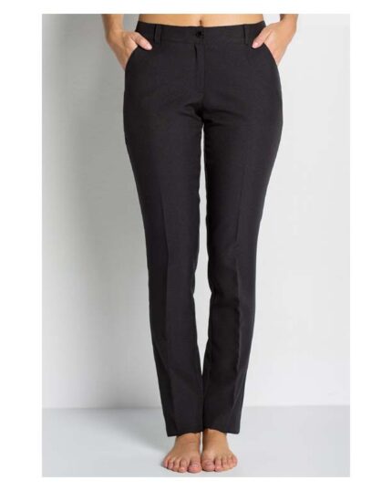 pantalón mujer negro 100% poliéster peluquería