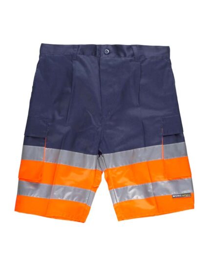 bermuda alta visibilidad naranja