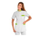 casaca mujer manga corta cuello mao moderna y original