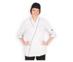 Casaca Cocina Chef Unisex Media Manga Diseño Wok 9338
