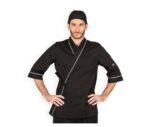 Casaca Cocina Chef Unisex Media Manga Diseño Wok 9338