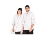 Casaca Cocina Chef Unisex Media Manga Diseño Wok
