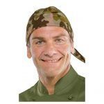 Bandana cocinero estampado militar