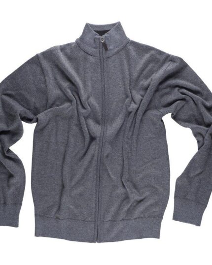 Chaqueta de Punto Cierre Cremallera Cuello Alto