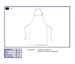 delantal protector con peto peluquería