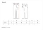 Pantalón de trabajo cómodo de tejido elástico