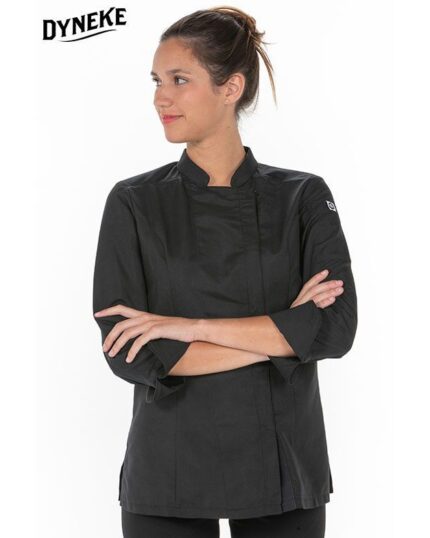 Chaqueta de cocina en microfibra para mujer DYNEKE 8593578