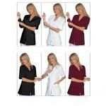 Casaca celeste modelo Benidorm para mujer Isacco - Ropa de trabajo cómoda y profesional para diversos sectores