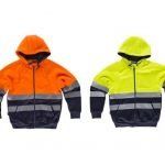 Sudadera de alta visibilidad con cierre de cremallera Workteam modelo C9036 - Ropa de trabajo segura y cómoda