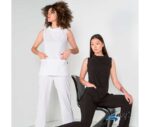 Blusa de peluquería sin mangas para mujer GARYS 6254