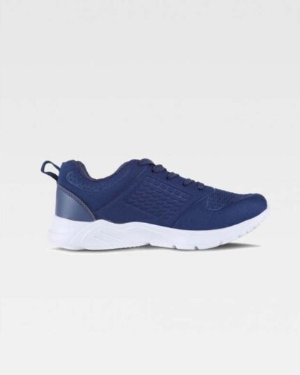 Zapatilla deportiva Workteam modelo P4002 negra con cordones y suela EVA blanca - Calzado cómodo y funcional para el trabajo