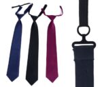 Corbata de camarero con goma de ajuste y nudo