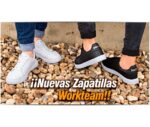 Zapatilla tipo tenis con cordones Workteam modelo P4003 negra - Calzado cómodo y resistente para trabajo y uso diario