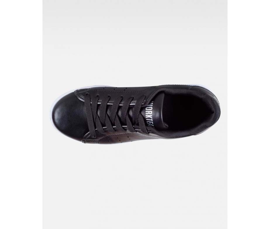 Zapatilla tipo tenis con cordones Workteam modelo P4003 negra - Calzado cómodo y resistente para trabajo y uso diario
