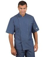 Chaqueta Cocinero Vaquera Corchetes Hombre Manga Larga o Corta