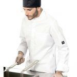 casaca de cocinero hombre manga larga