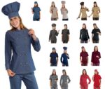 Chaquetilla de cocinera entallada