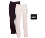 pantalón tejido antimanchas mujer peluquería blanco o negro