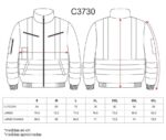 chaqueta trabajo mangas desmontables piloto reflectante alta visibilidad