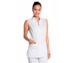 Casaca de cuello alto para mujer modelo Dyneke 8069700 en blanco - Ropa laboral elegante y cómoda