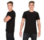 Camiseta Peluquero Caballero Poliéster Elástica Manga Corta
