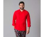 chaquetillas de cocina roja
