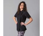 Chaquetilla de cocinera manga corta tejido microfibra secado rápido y transpirable