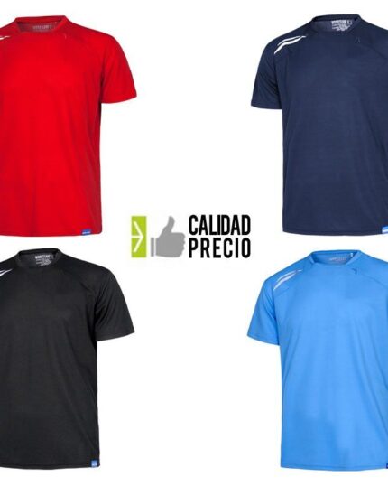 Camiseta técnica deportiva industria bolsillo 100 poliester