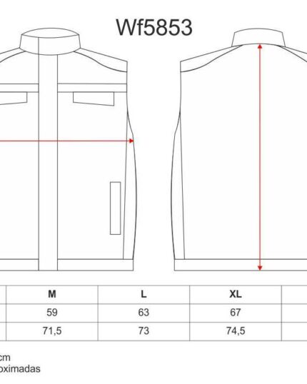 chalecos trabajo baratos ropa industrial Workteam