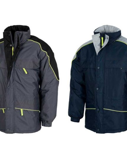 Parka de trabajo acolchada con capucha