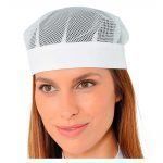 gorro redecilla rejilla blanco de algodón alta calidad