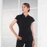 Chaqueta ropa peluquería Lonore Fiona Negro